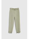 Moodo Svetlozelené dámske nohavice Moodo