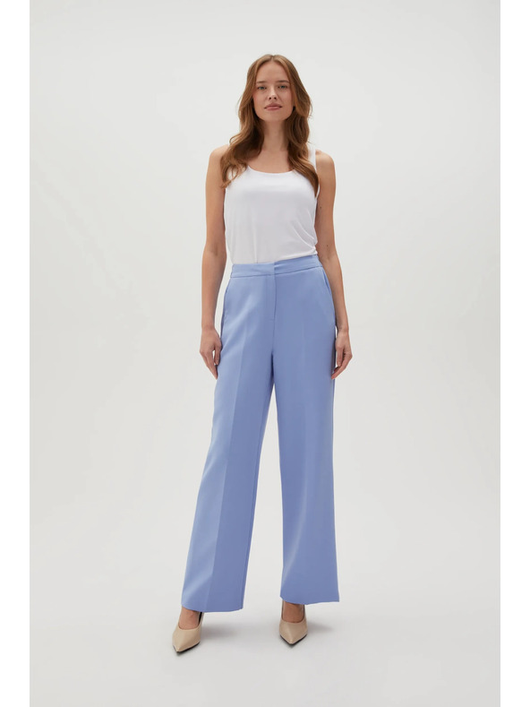 Moodo Modré dámske nohavice Moodo