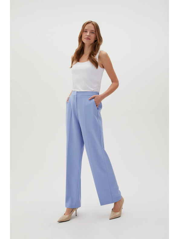 Moodo Modré dámske nohavice Moodo