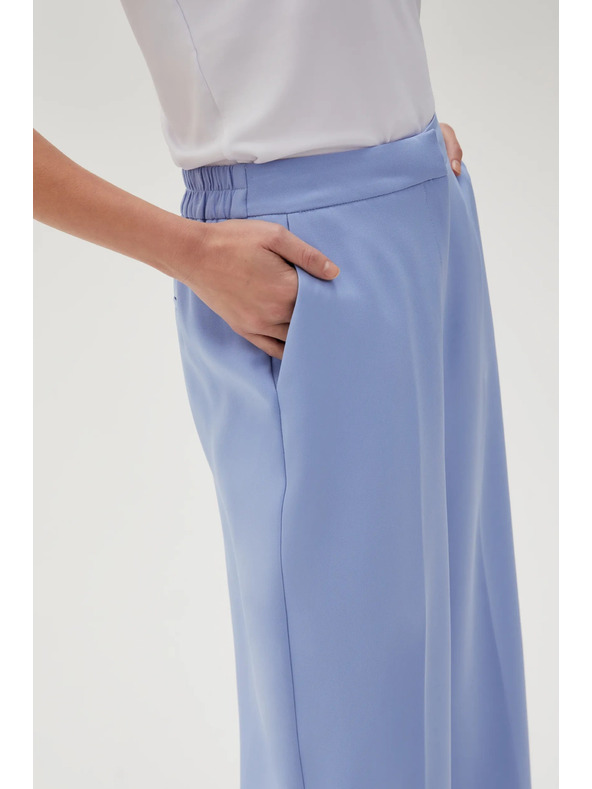 Moodo Modré dámske nohavice Moodo