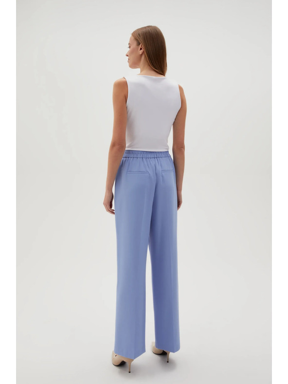 Moodo Modré dámske nohavice Moodo