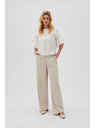 Moodo Moodo Béžové dámske nohavice