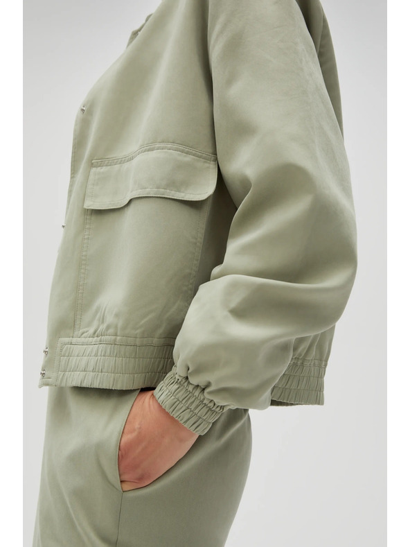 Moodo Svetlozelené dámske sako Moodo