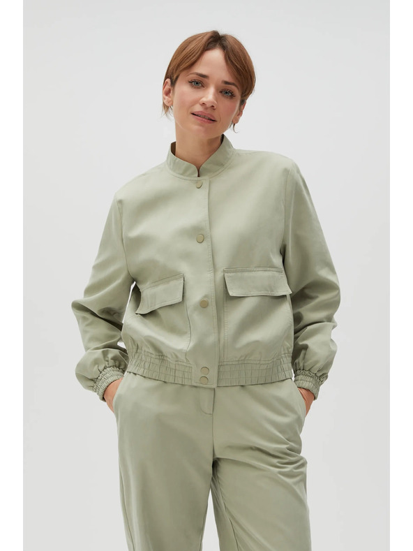 Moodo Svetlozelené dámske sako Moodo