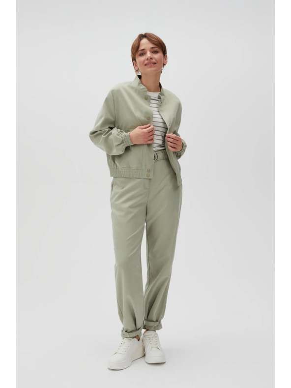 Moodo Svetlozelené dámske sako Moodo