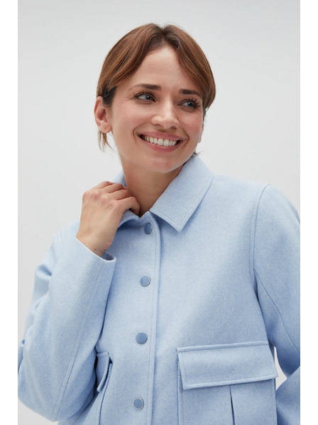 Moodo Svetlomodrá dámska bunda Moodo