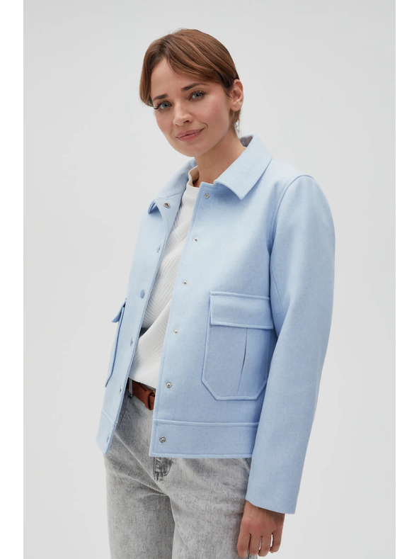 Moodo Svetlomodrá dámska bunda Moodo