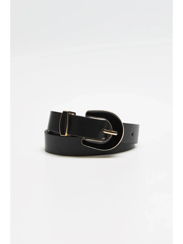 Moodo Čierny dámsky opasok Moodo