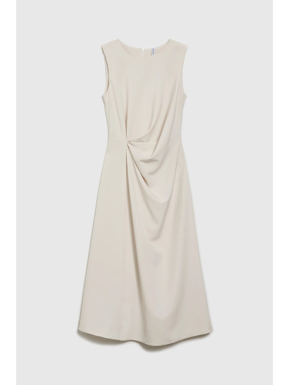 Moodo Béžové dámske šaty MOODO