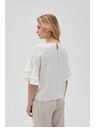 Moodo Women's White T-Shirt Moodo