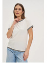 Moodo Women's White T-Shirt Moodo