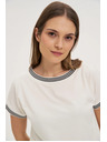 Moodo Women's White T-Shirt Moodo