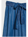 Moodo Modré dámske voľné nohavice Moodo