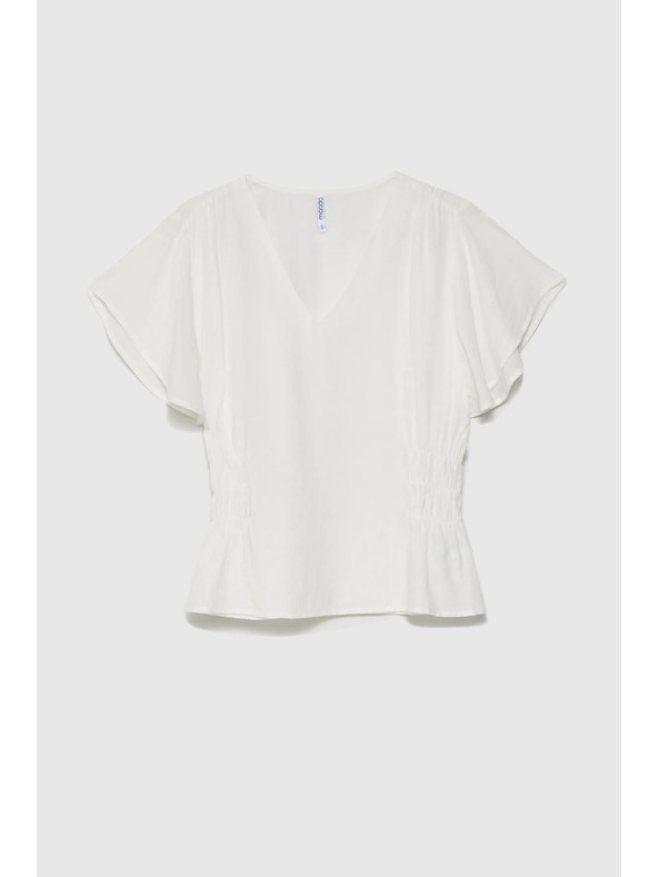 Moodo Biela dámska košeľa Moodo