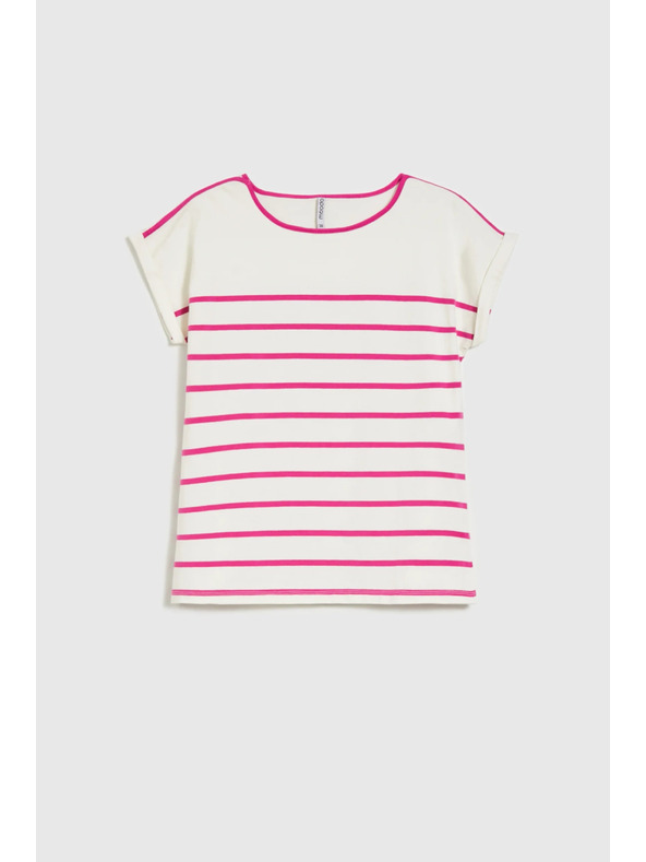 Moodo Fuchsiové dámske tričko Moodo