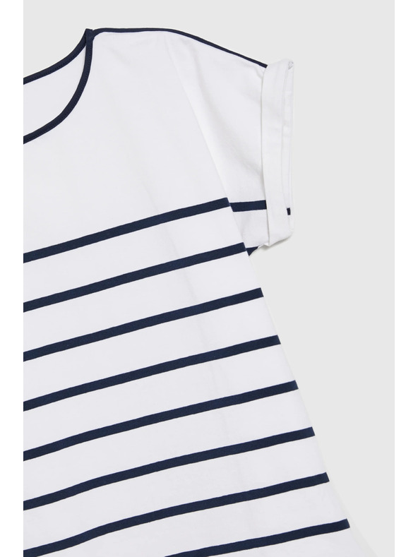 Moodo Tmavomodré dámske tričko Moodo