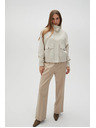 Moodo Svetlo béžová dámska bunda