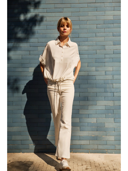 Moodo Biela dámska blúzka