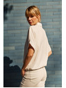 Moodo Biela dámska blúzka