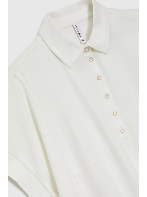 Moodo Biela dámska blúzka