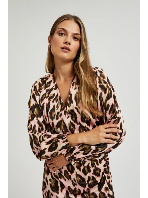 Moodo Ružové dámske šaty