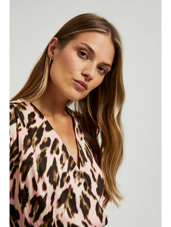 Moodo Ružové dámske šaty