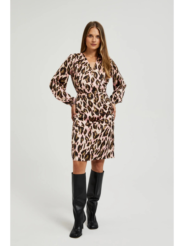 Moodo Ružové dámske šaty