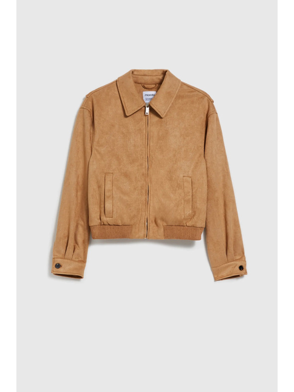 Moodo Béžová dámska bunda