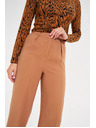 Moodo Dámske nohavice Moodo – camel