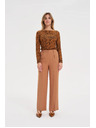 Moodo Dámske nohavice Moodo – camel