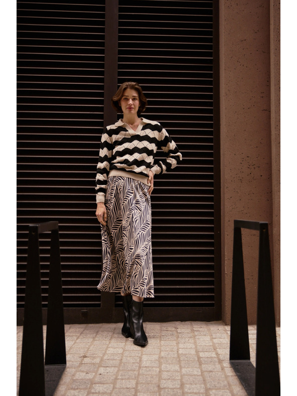 Moodo Dámska sukňa Moodo – námorná modrá