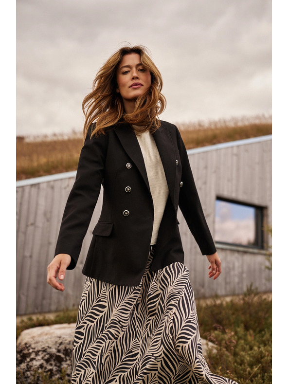 Moodo Dámska sukňa Moodo – námorná modrá