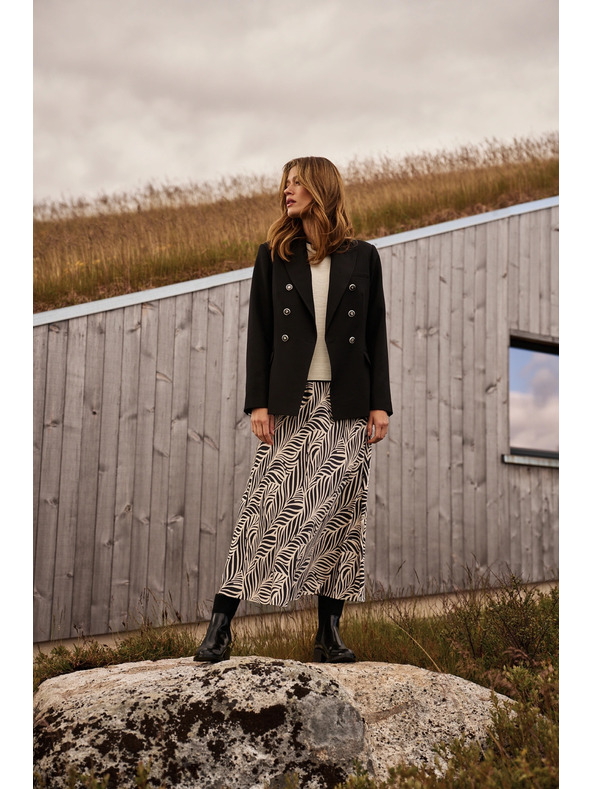 Moodo Dámska sukňa Moodo – námorná modrá