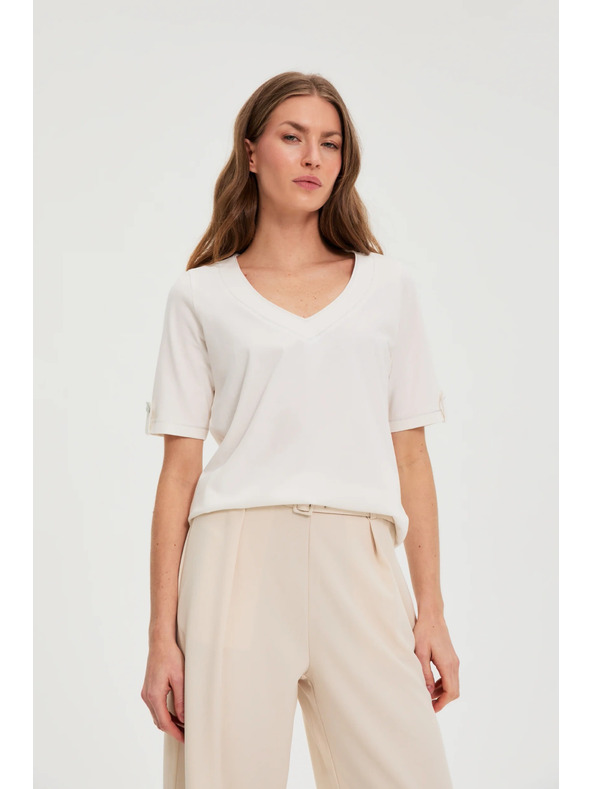 Moodo Blúzka do véčka biela Moodo