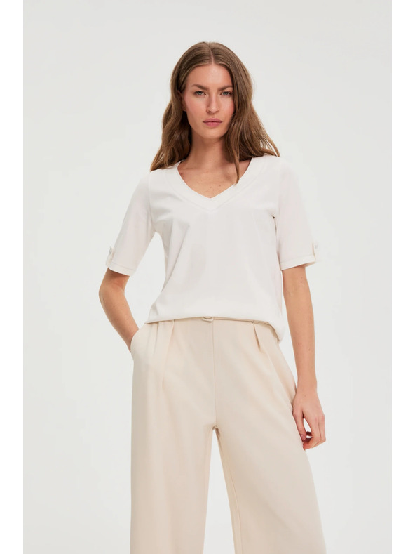 Moodo Blúzka do véčka biela Moodo