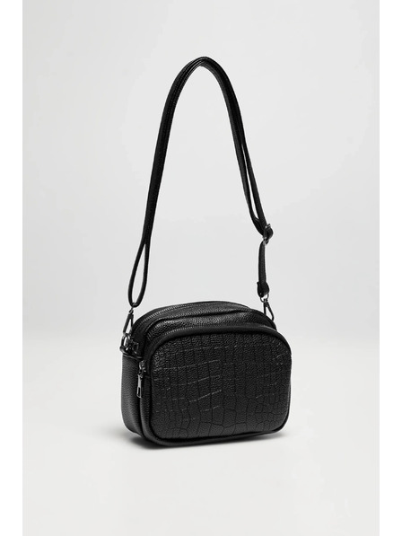 Moodo Malá čierna kabelka z ekokože Moodo