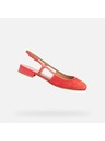 Geox Červené dámske baleríny Geox Virnilisa B