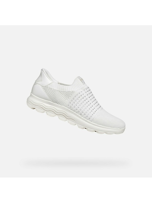 Geox Biele dámske tenisky Geox Spherica Plus