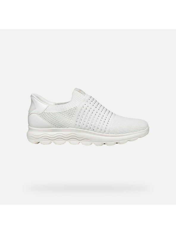 Geox Biele dámske tenisky Geox Spherica Plus
