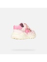 Geox Svetloružové dievčenské tenisky Geox Ciufciuf