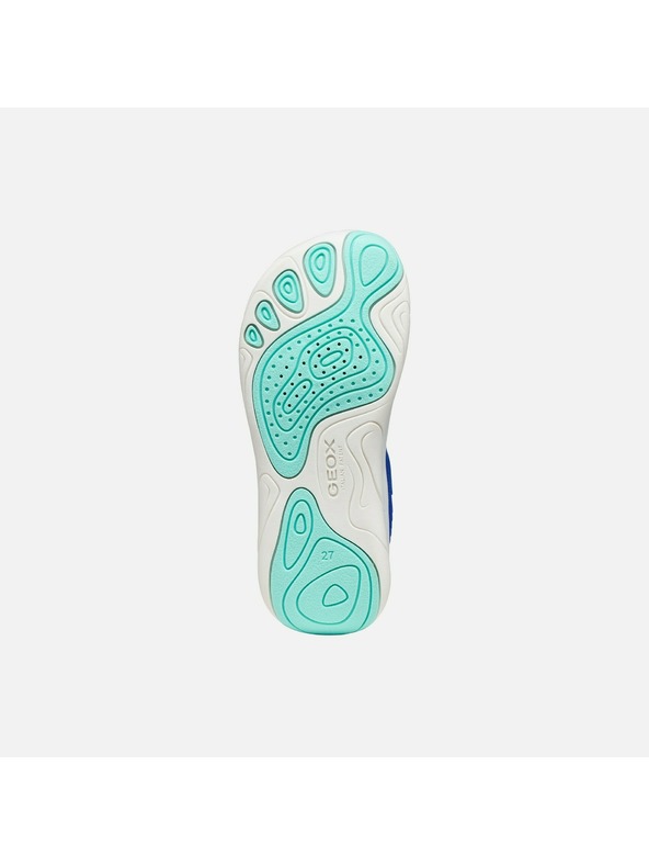 Geox Modré chlapčenské tenisky Geox Foot-run