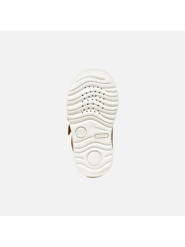 Geox Svetlohnedé chlapčenské tenisky Geox Macchia