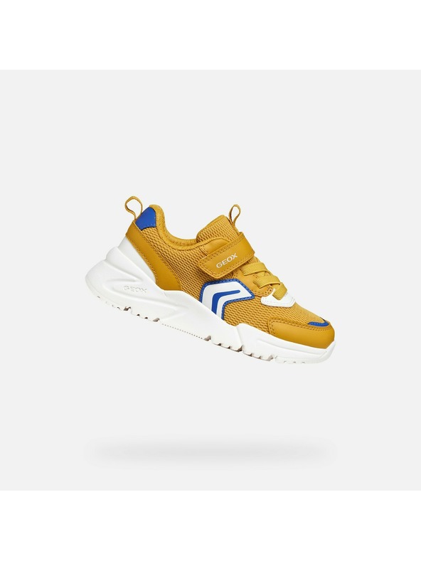 Geox Žlté chlapčenské tenisky Geox Loftus