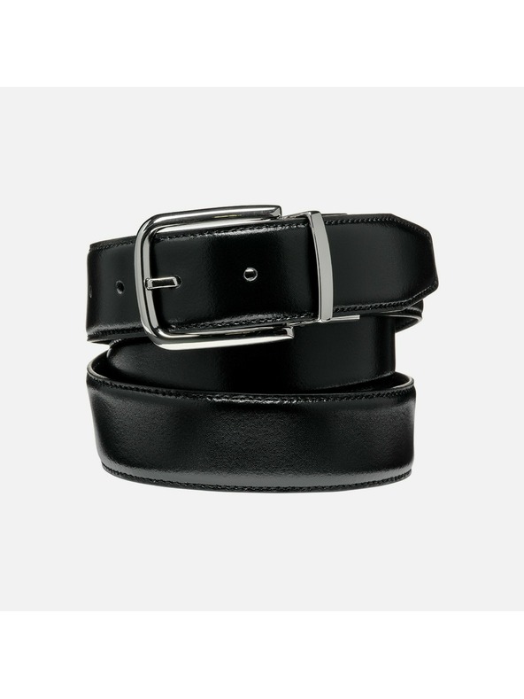 Geox Čierny pánsky opasok Geox