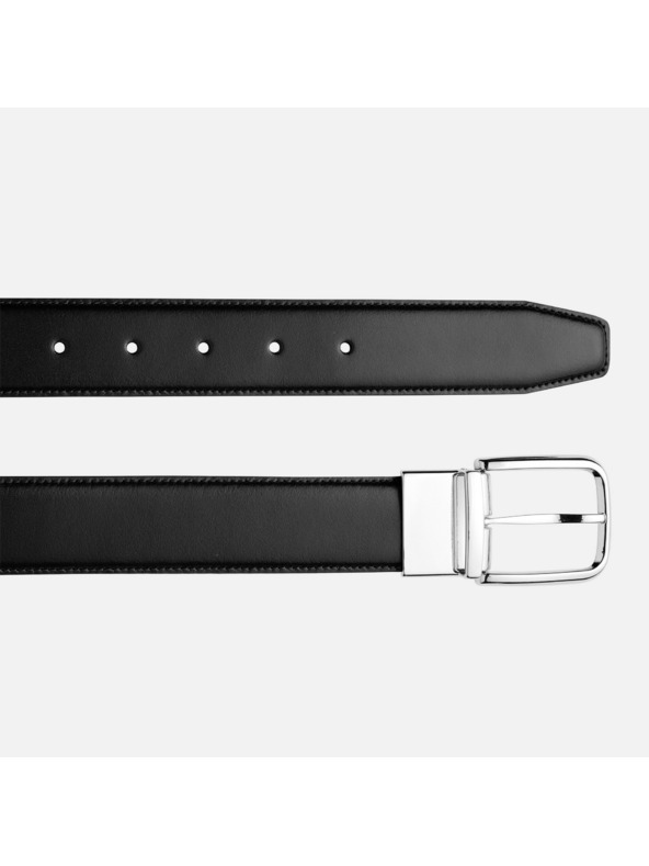 Geox Čierny pánsky opasok Geox