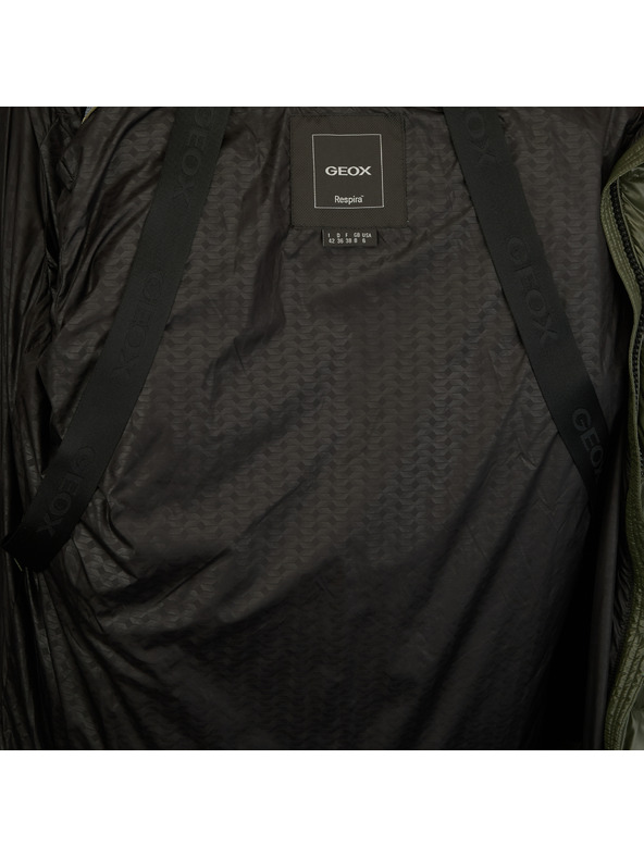 Geox Khaki dámska prešívaná bunda Geox Serilda