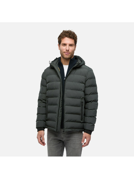 Geox Sivá pánska páperová bunda Geox Spherica