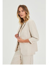 Moodo Sako s 3/4 rukávmi béžové Moodo