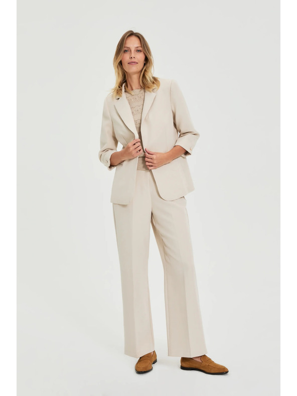 Moodo Sako s 3/4 rukávmi béžové Moodo