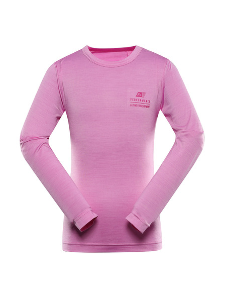 ALPINE PRO Detské rýchlo schnúce tričko ALPINE PRO MILDO 2 cyclamen